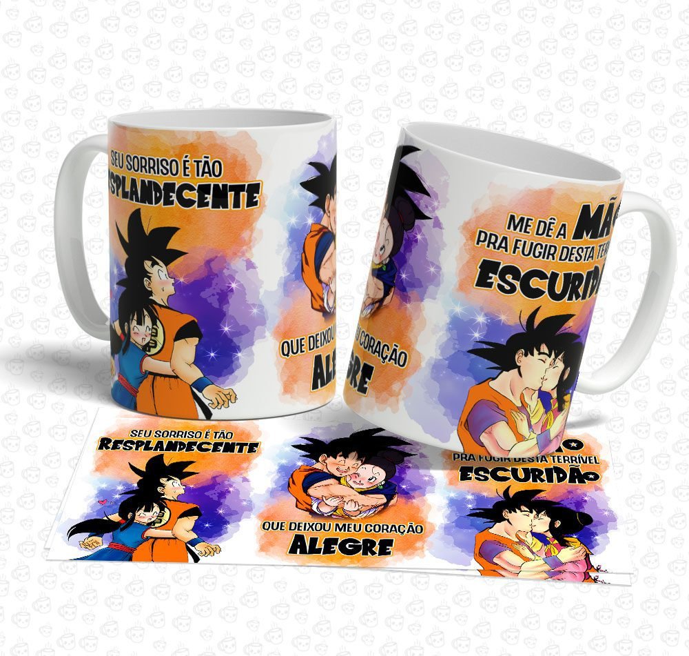 Caneca DragonBall Seu Sorriso é Tão Resplandecente...
