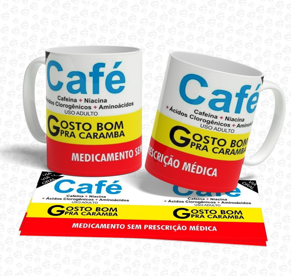 Caneca Café Gosto Bom pra Caramba