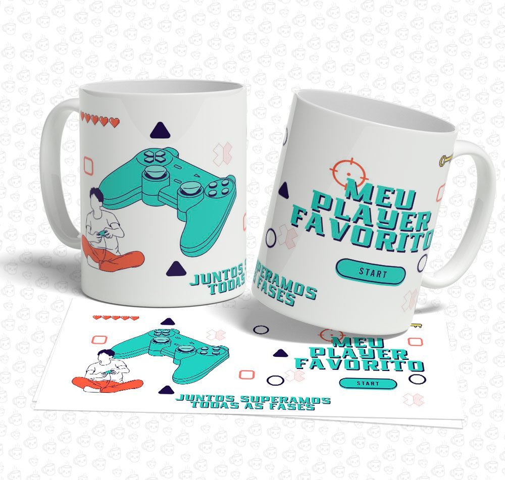 Caneca Meu Player Favorito