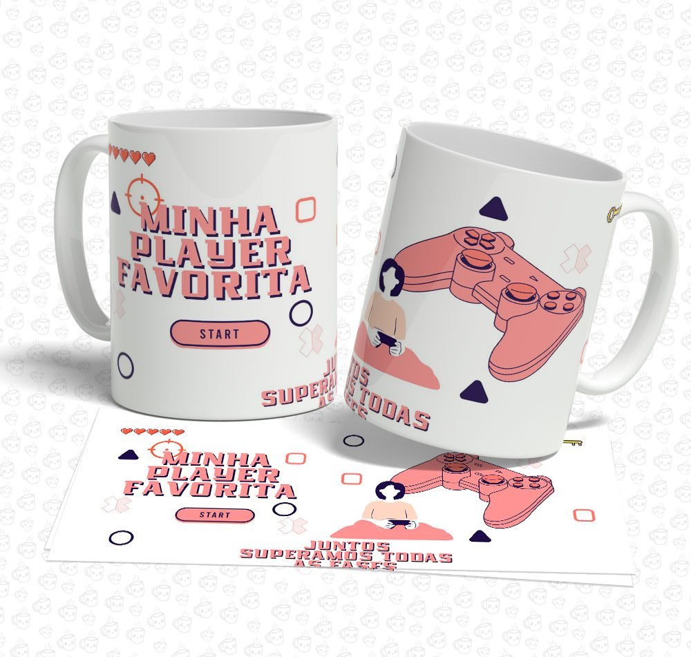 Caneca Minha Player Favorita