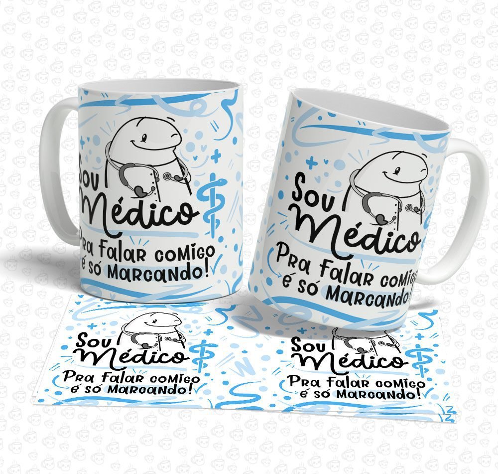 Caneca Flork Sou Médico
