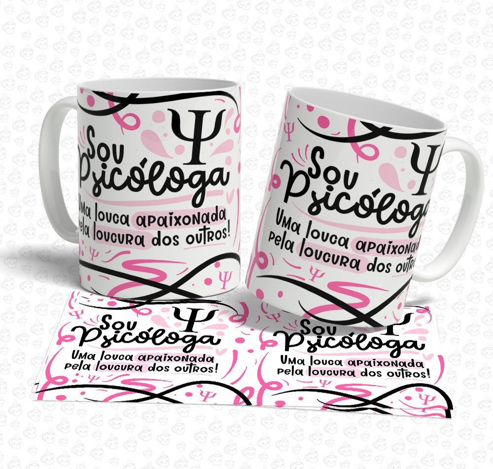 Caneca Sou Psicóloga