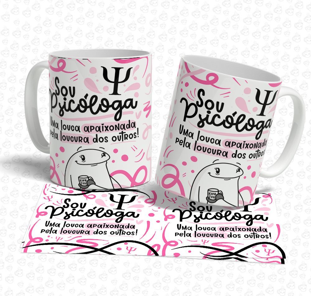 Caneca Flork Sou Psicóloga