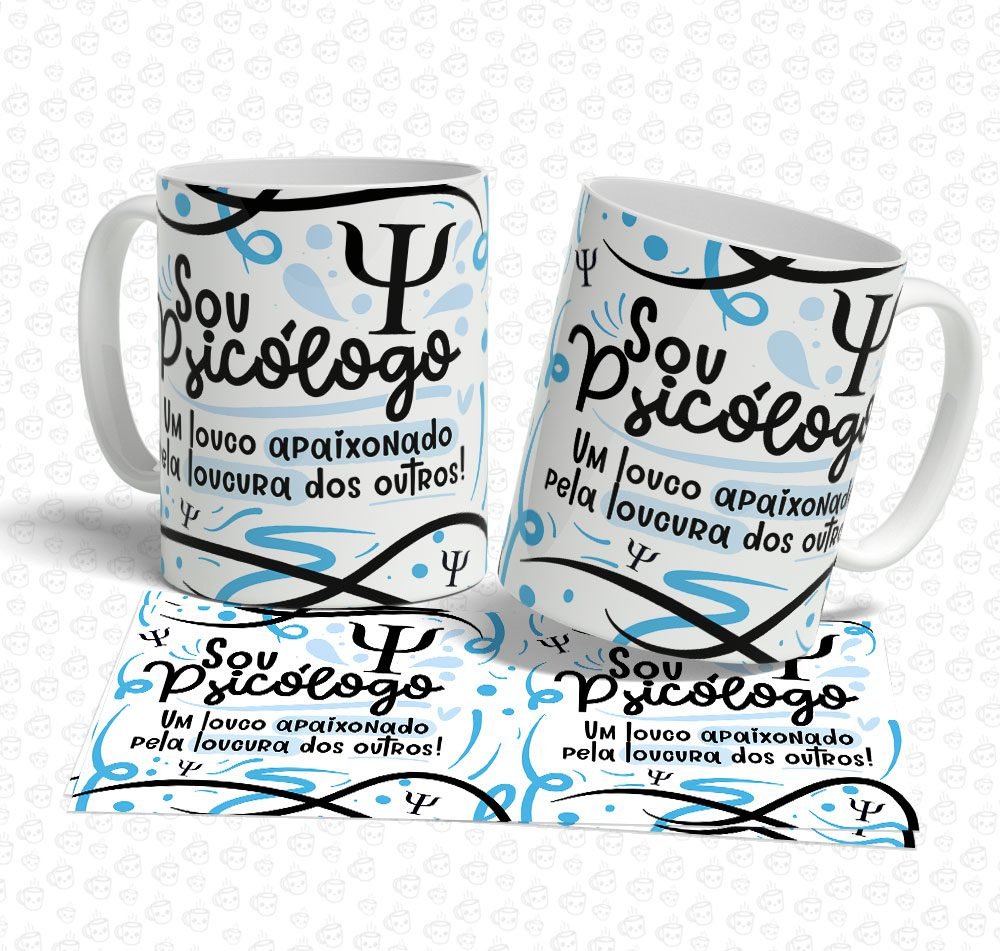 Caneca Sou Psicólogo