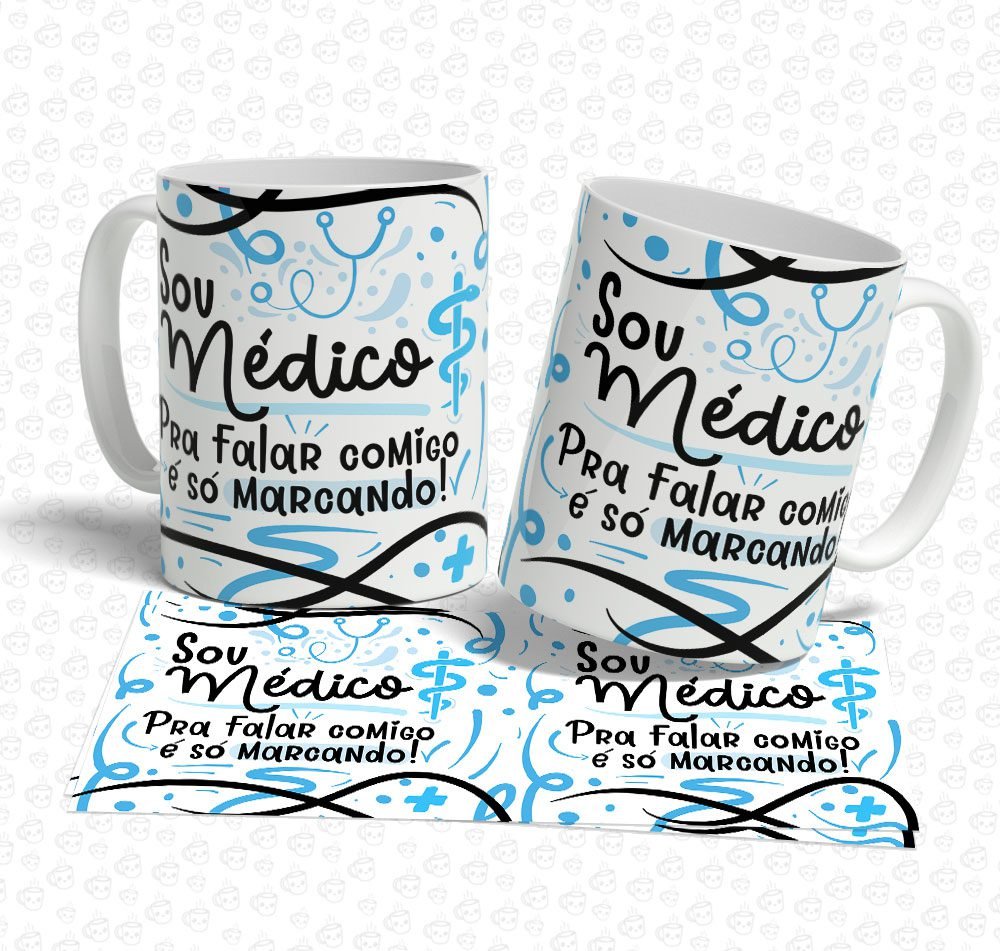Caneca Sou Médico
