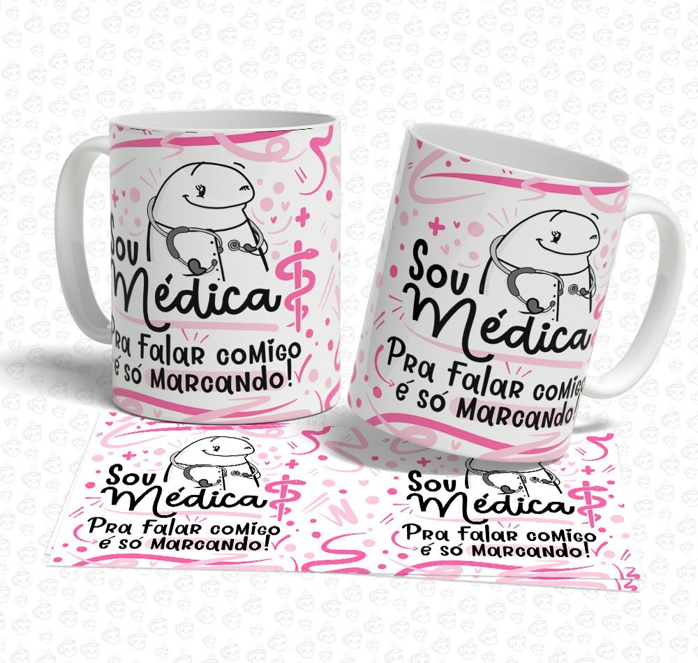 Caneca Flork Sou Médica