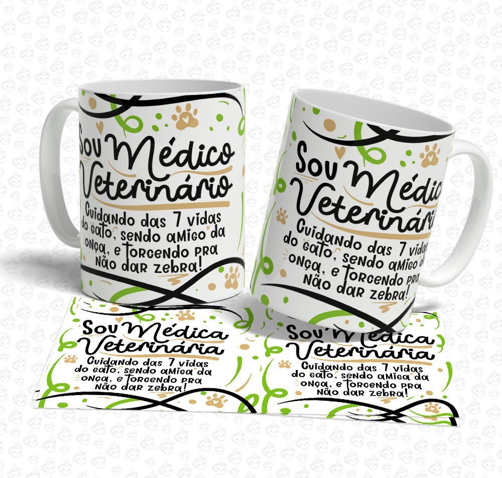 Caneca Sou Médico Veterinário