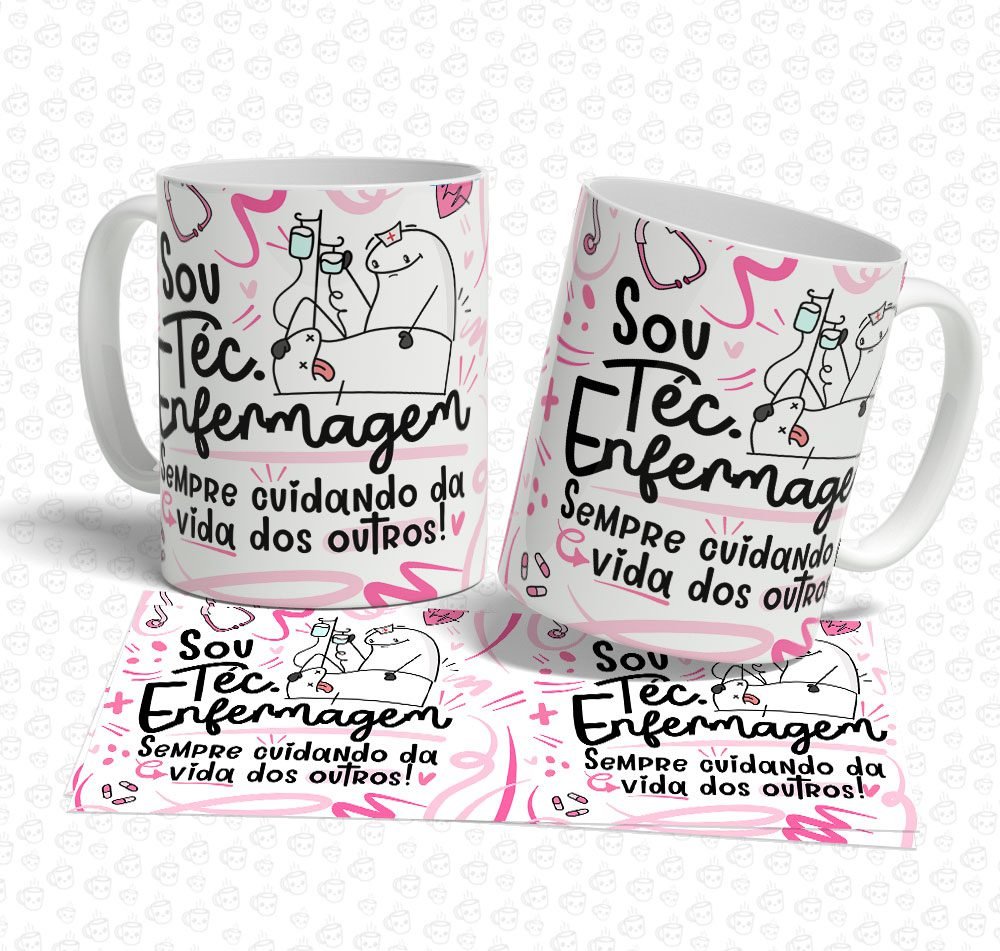 Caneca Flork Sou Téc. Enfermagem