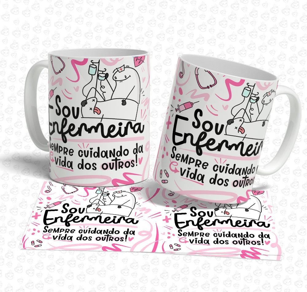 Caneca Flork Sou Enfermeira