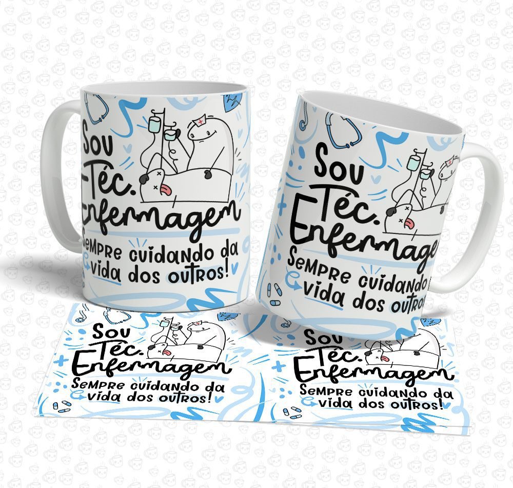 Caneca Flork Sou Téc. Enfermagem