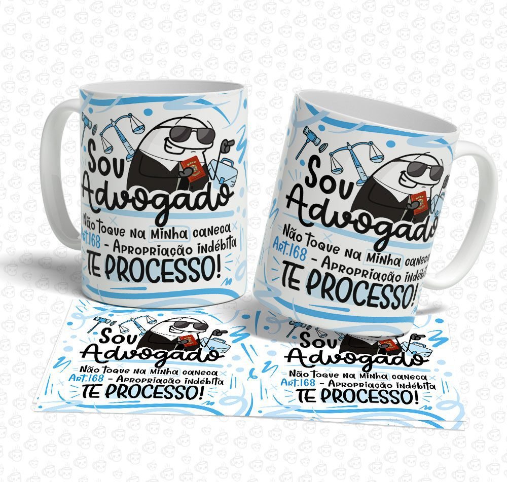 Caneca Flork Sou Advogado