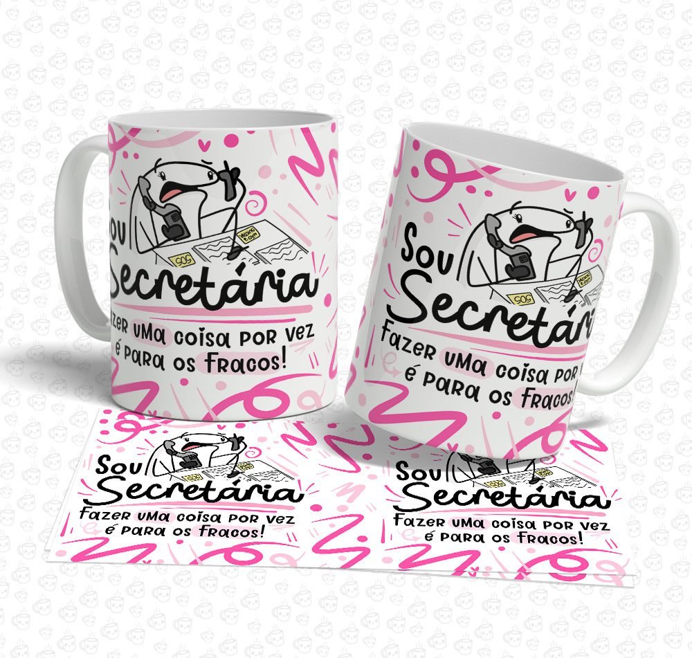 Caneca Flork Sou Secretária