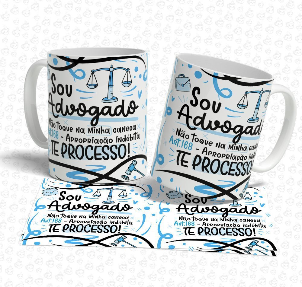 Caneca Sou Advogado