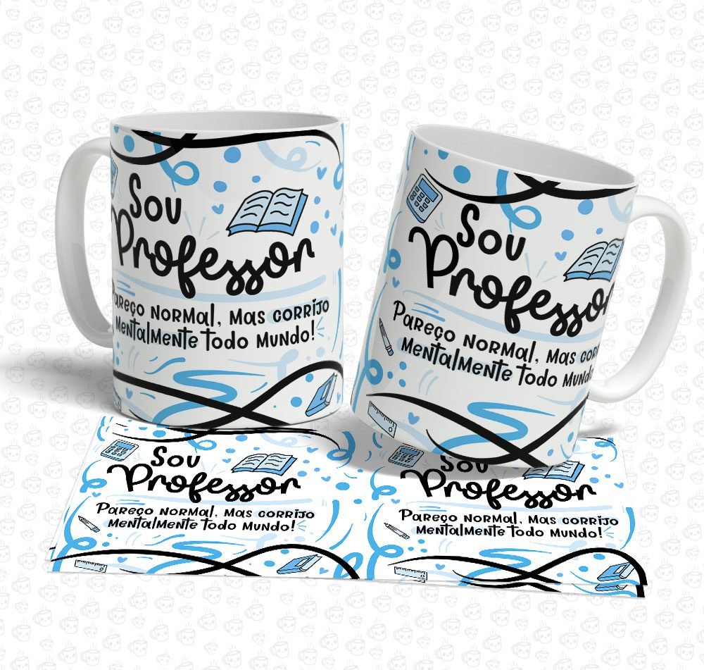 Caneca Sou Professor