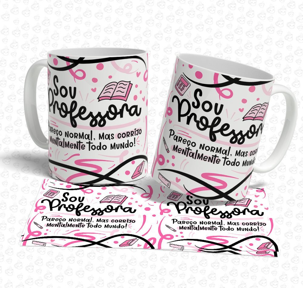 Caneca Sou Professora