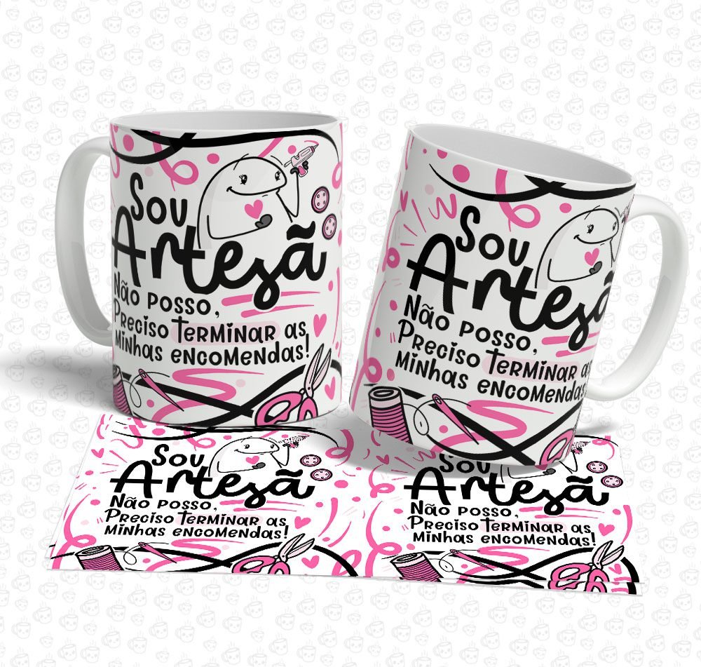 Caneca Flork Sou Artesã