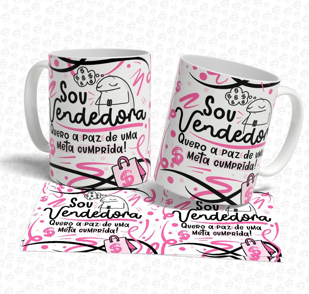 Caneca Flork Sou Vendedora