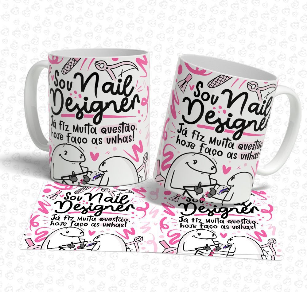 Caneca Flork Sou Nail Designer