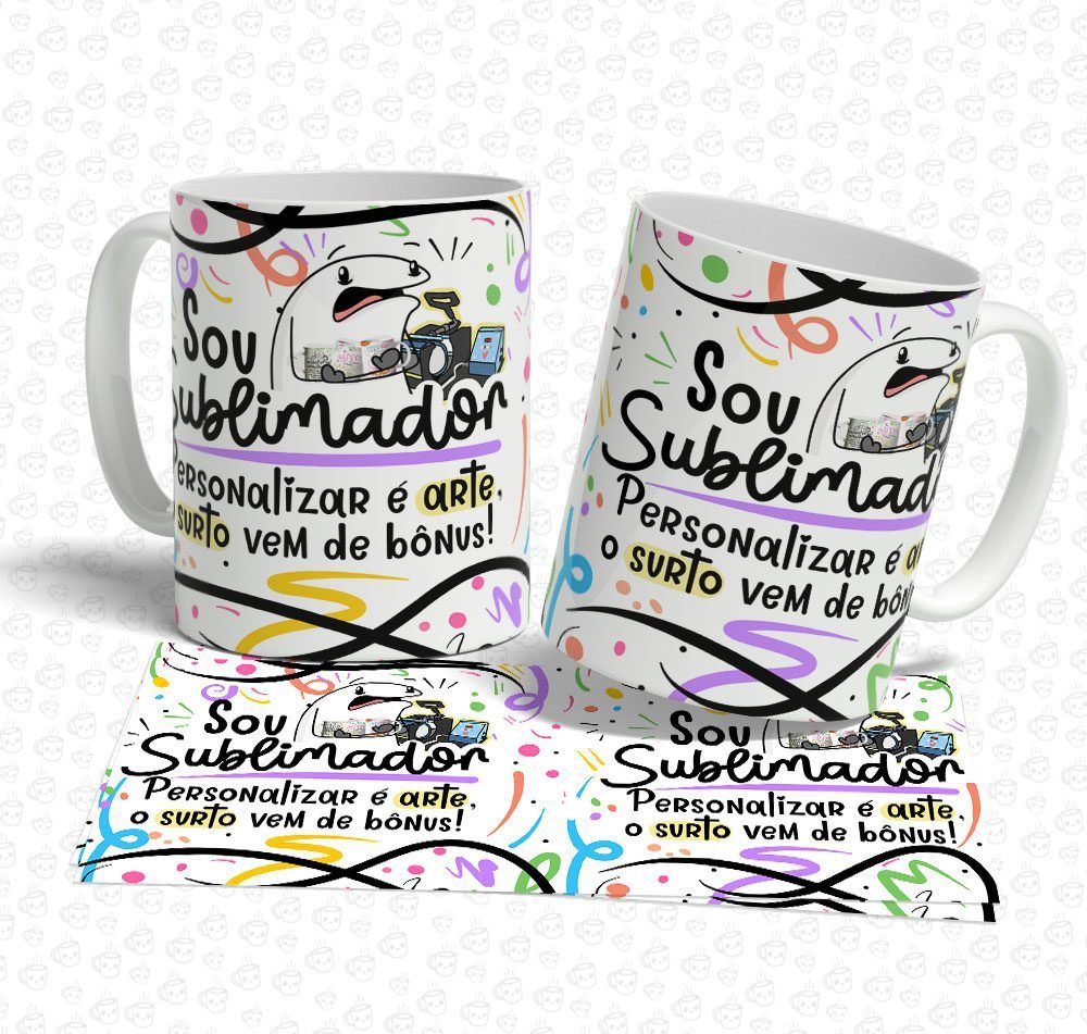 Caneca Flork Sou Sublimador