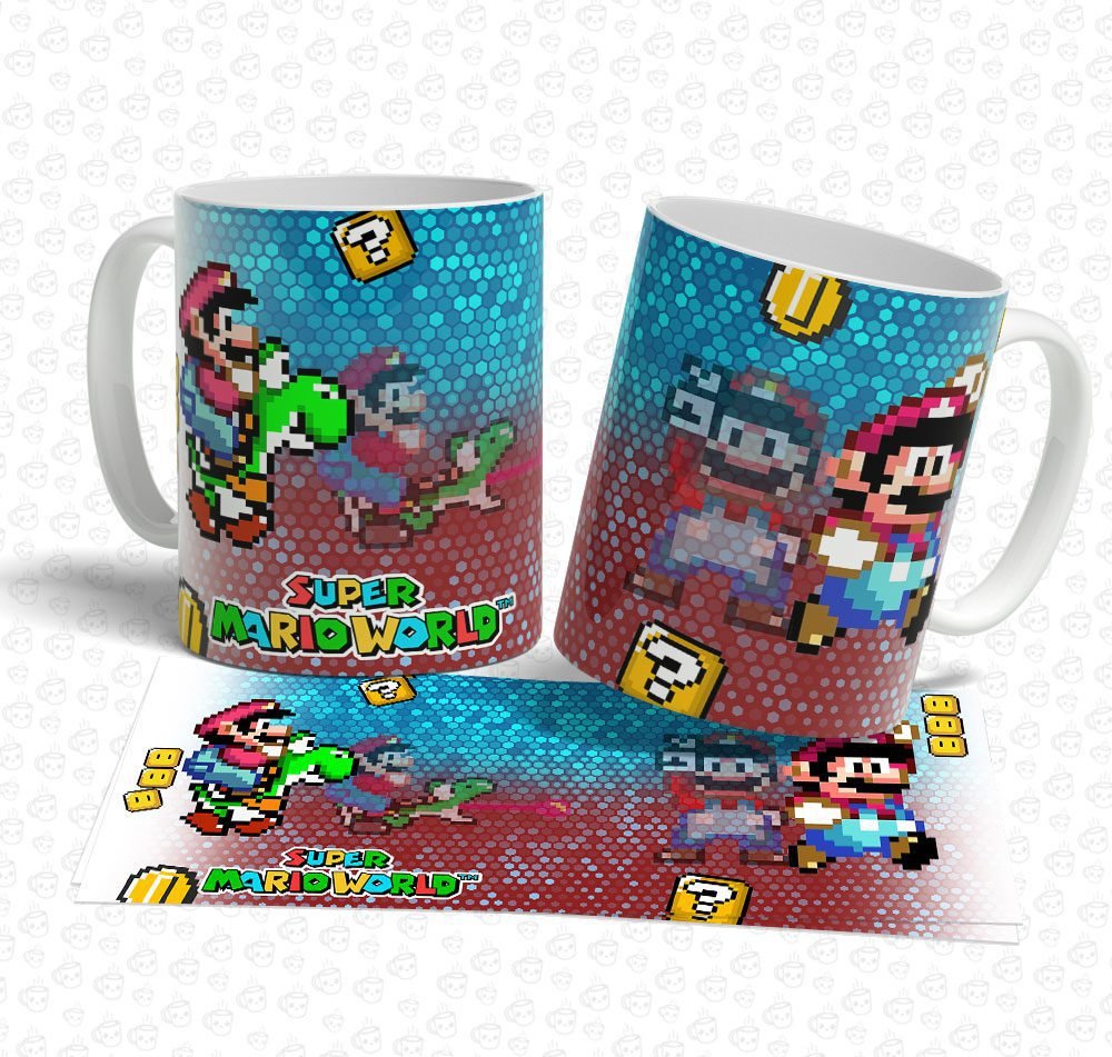 Caneca Super Mário World