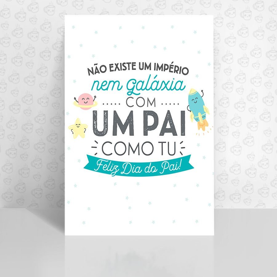 Placa Decorativa Não Existe um Império nem galáxia...