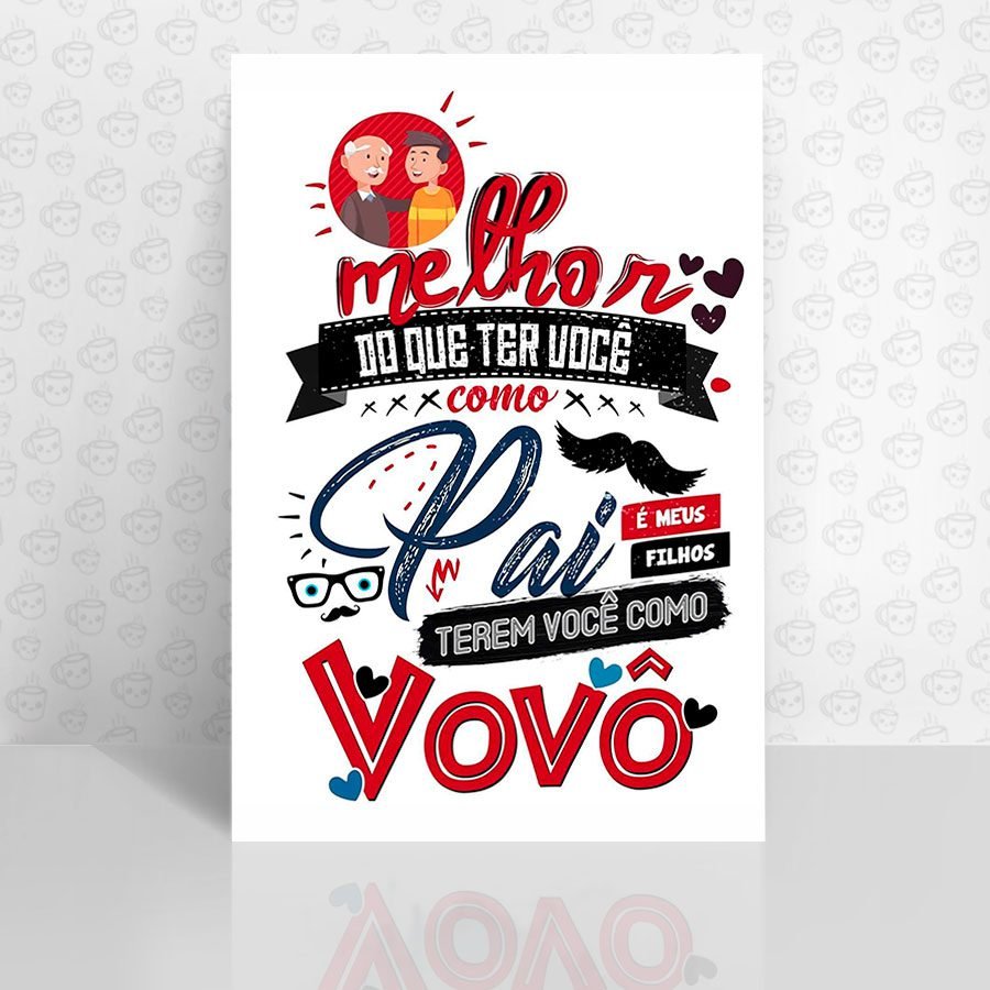 Placa Decorativa Melhor do que Ter Você como Pai