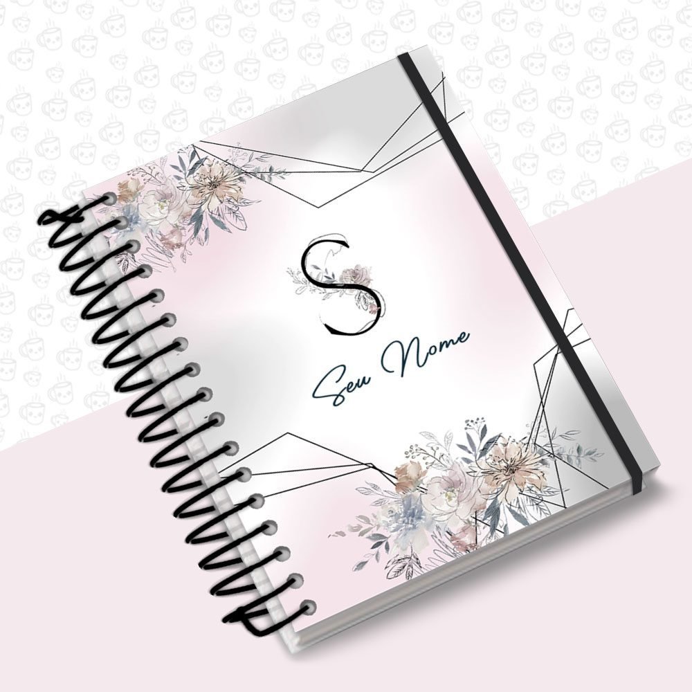 Agenda Básica Floral Alfabeto