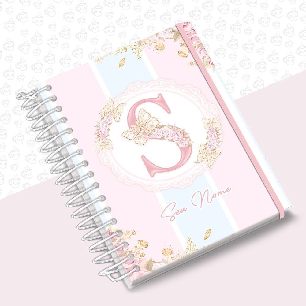 Agenda Básica Borboletas Alfabeto