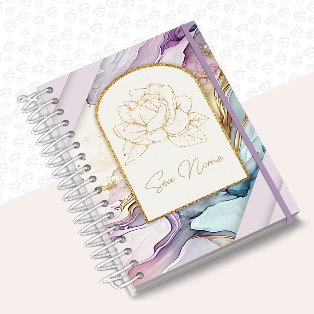 Agenda Marmorizado Luxo