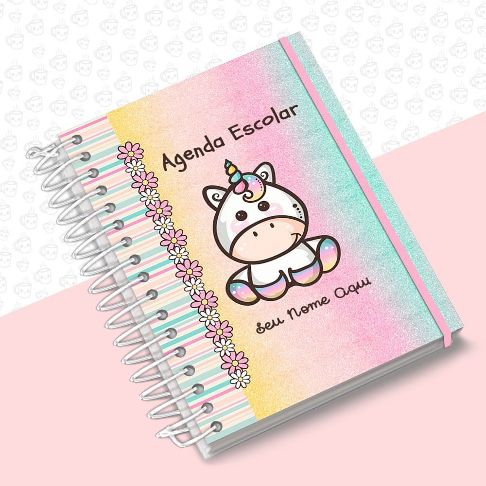 Agenda Escolar Unicórnio