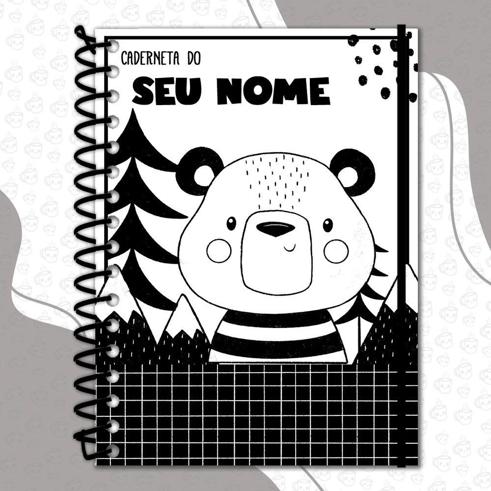 Caderneta de Saúde Urso Minimalista