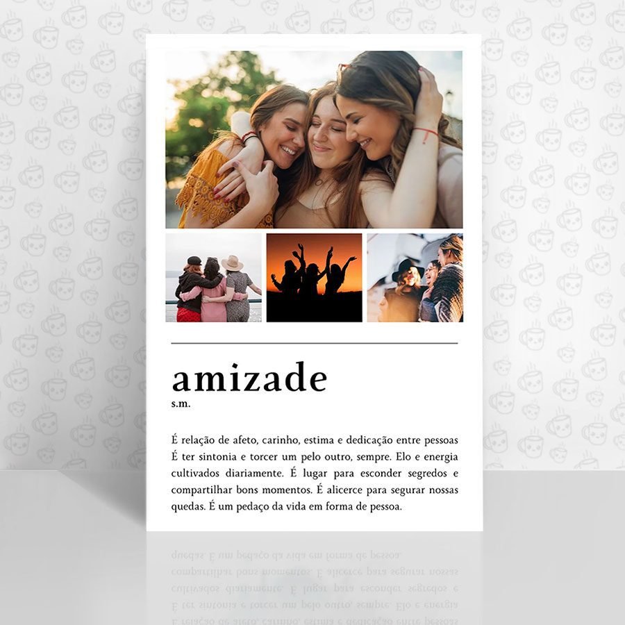 Placa Decorativa Amizade