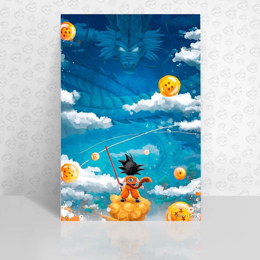 Placa Decorativa DragonBall Goku