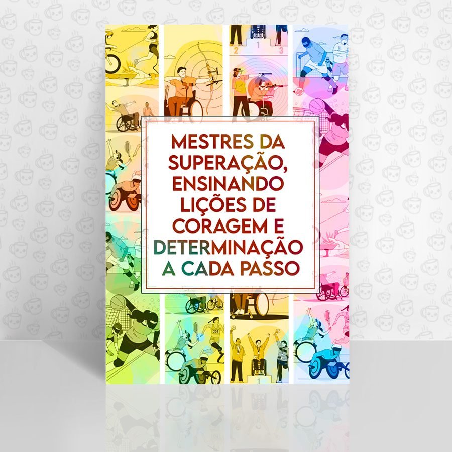 Placa Decorativa Mestres da Superação...
